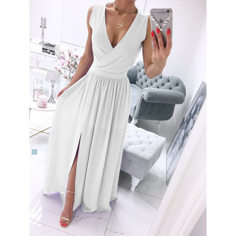 Robe Longue Fendue Chic