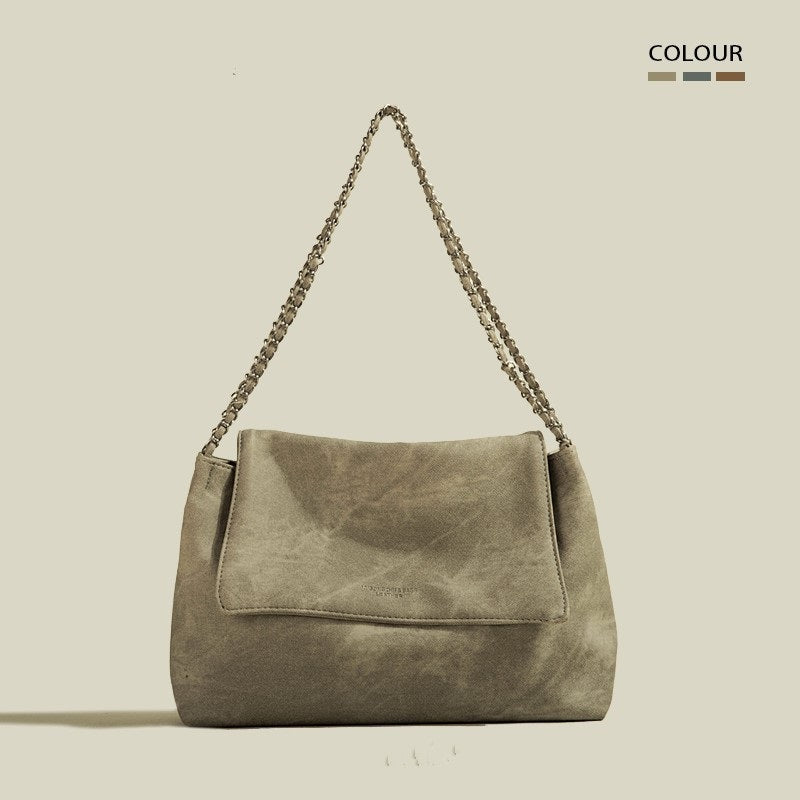 Sac Sous-épaule Grande Capacité avec Chaîne