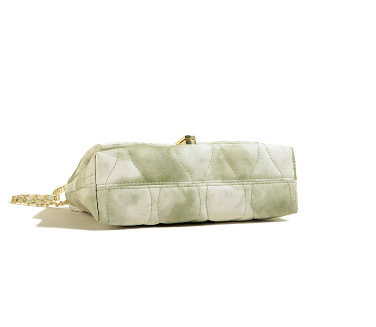 Petit Sac Carré à Bandoulière avec Chaîne