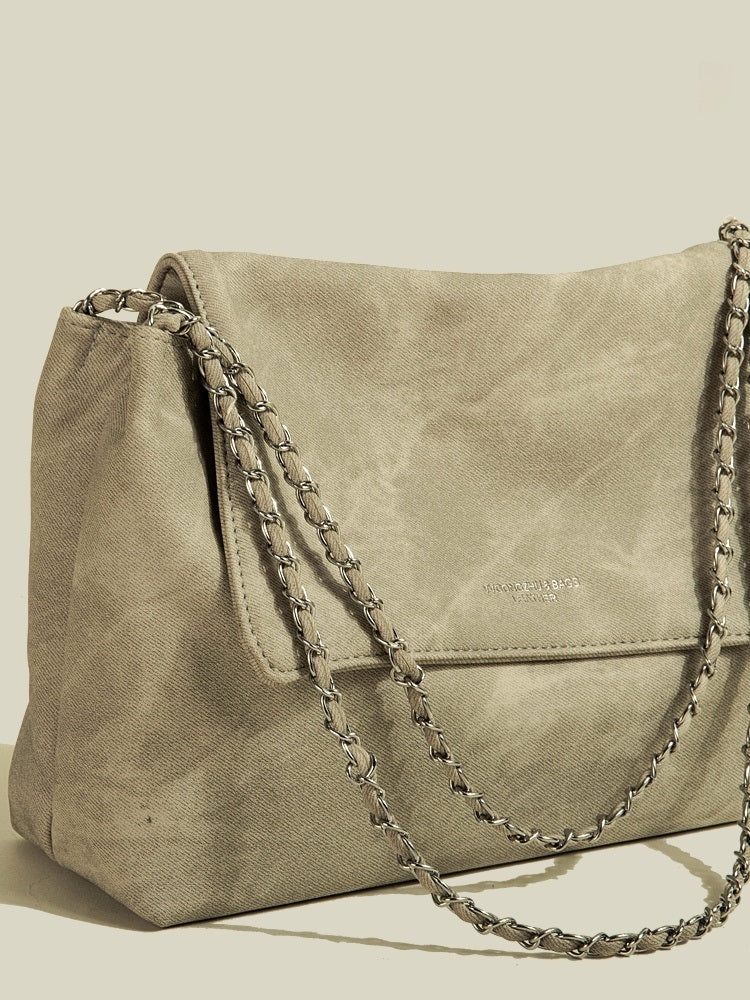 Sac Sous-épaule Grande Capacité avec Chaîne