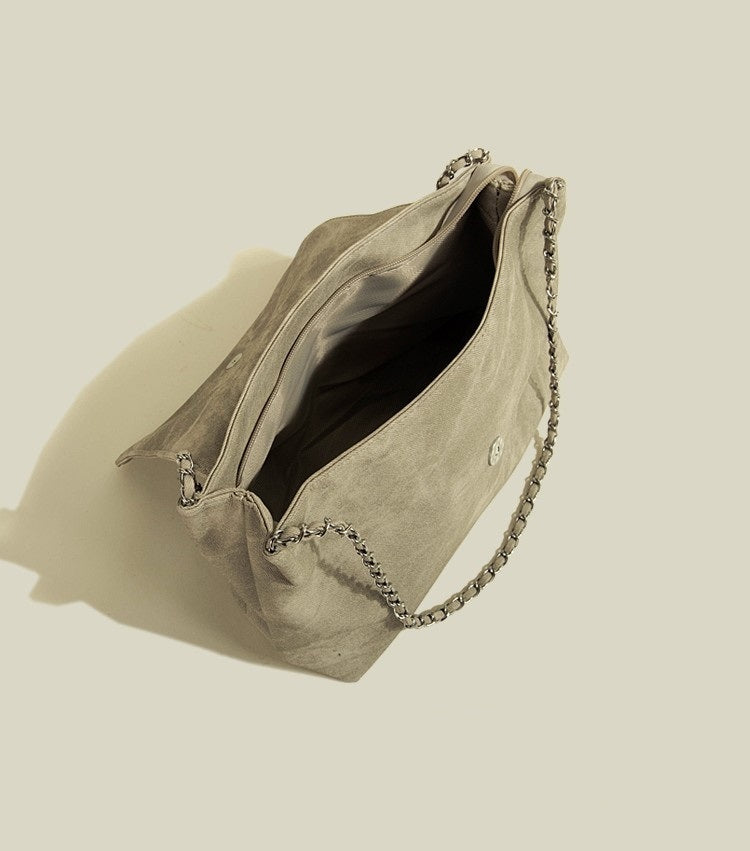 Sac Sous-épaule Grande Capacité avec Chaîne