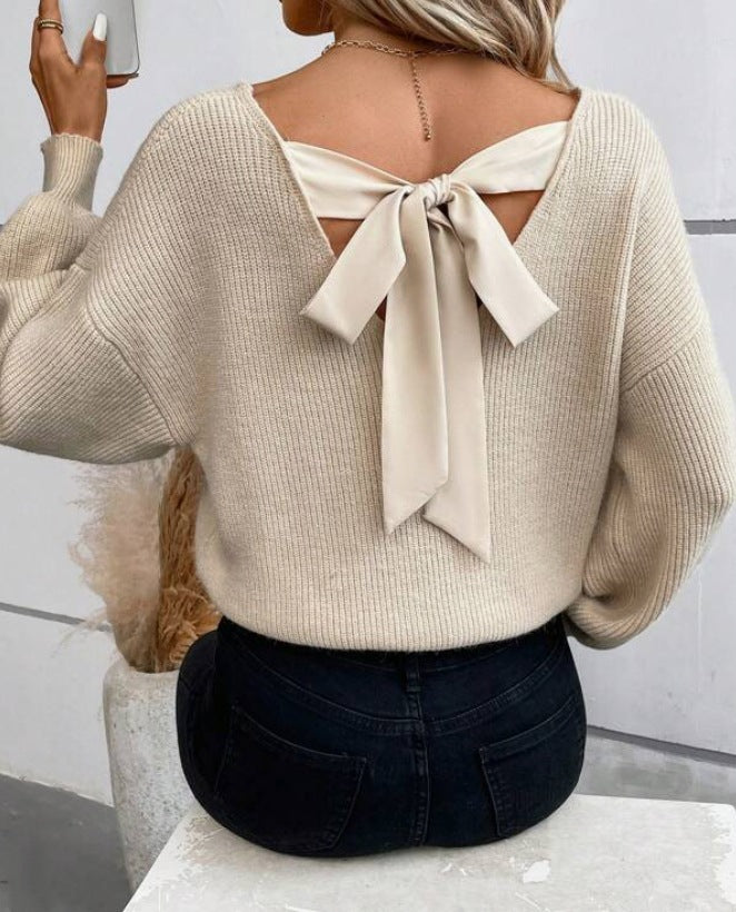 Pull Décolleté Élégant