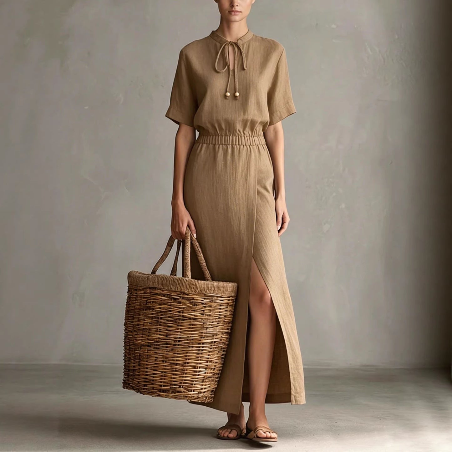 Robe Midi Élégance Estivale