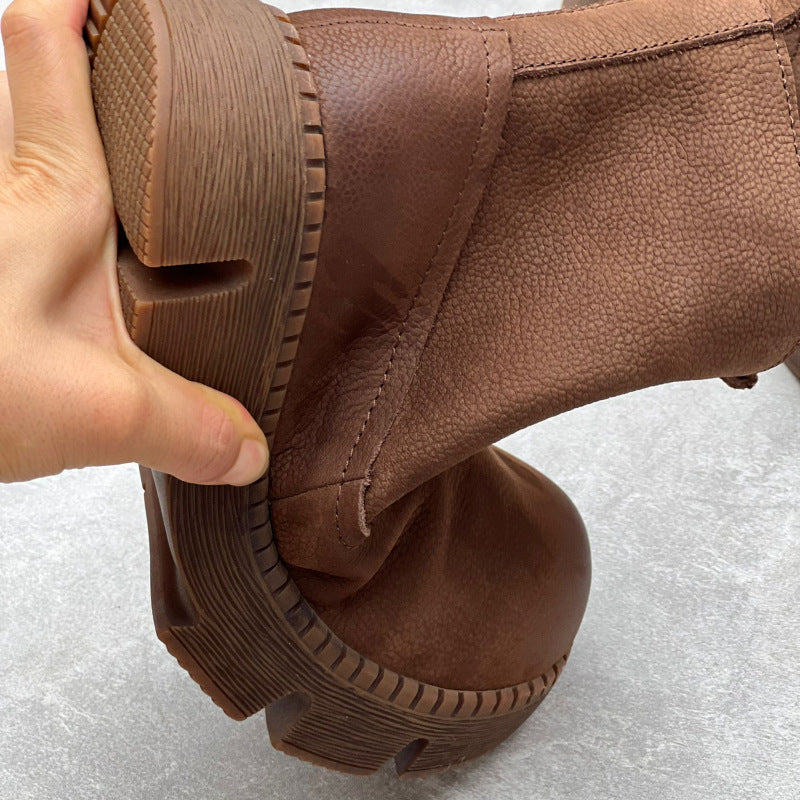 Bottines cuir authentique