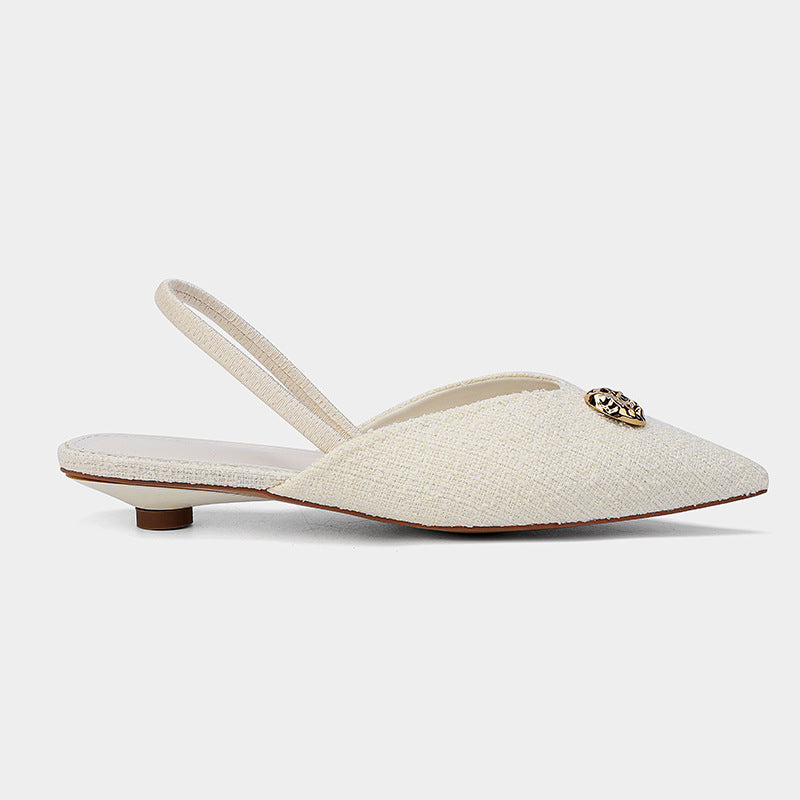 Sandales à Talons Aiguilles à Bout Pointu, Style Élégant