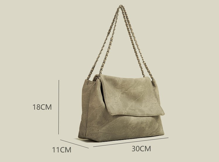 Sac Sous-épaule Grande Capacité avec Chaîne