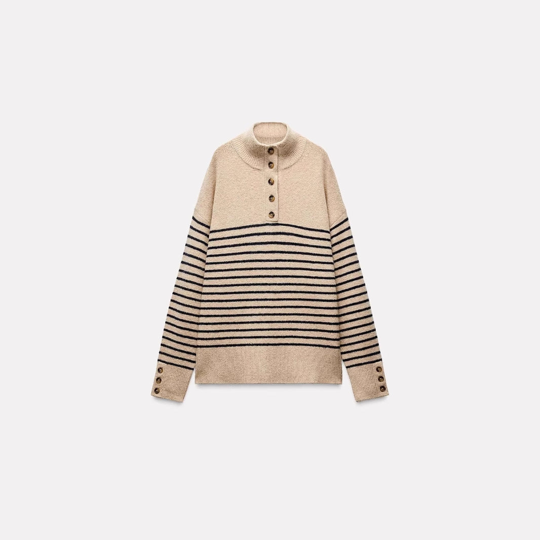 PULL RAYURES ELEGANTE