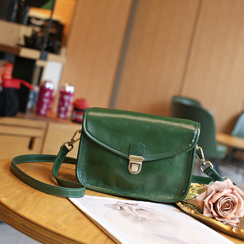 Sac Bandoulière en Cuir Véritable - Élégance et Grande Capacité