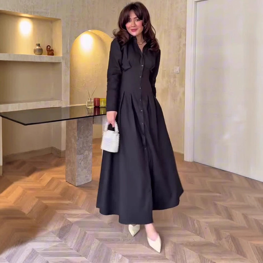 Robe chemise longue
