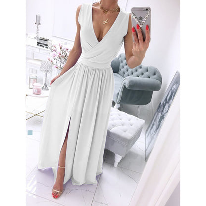 Robe Longue Fendue Chic