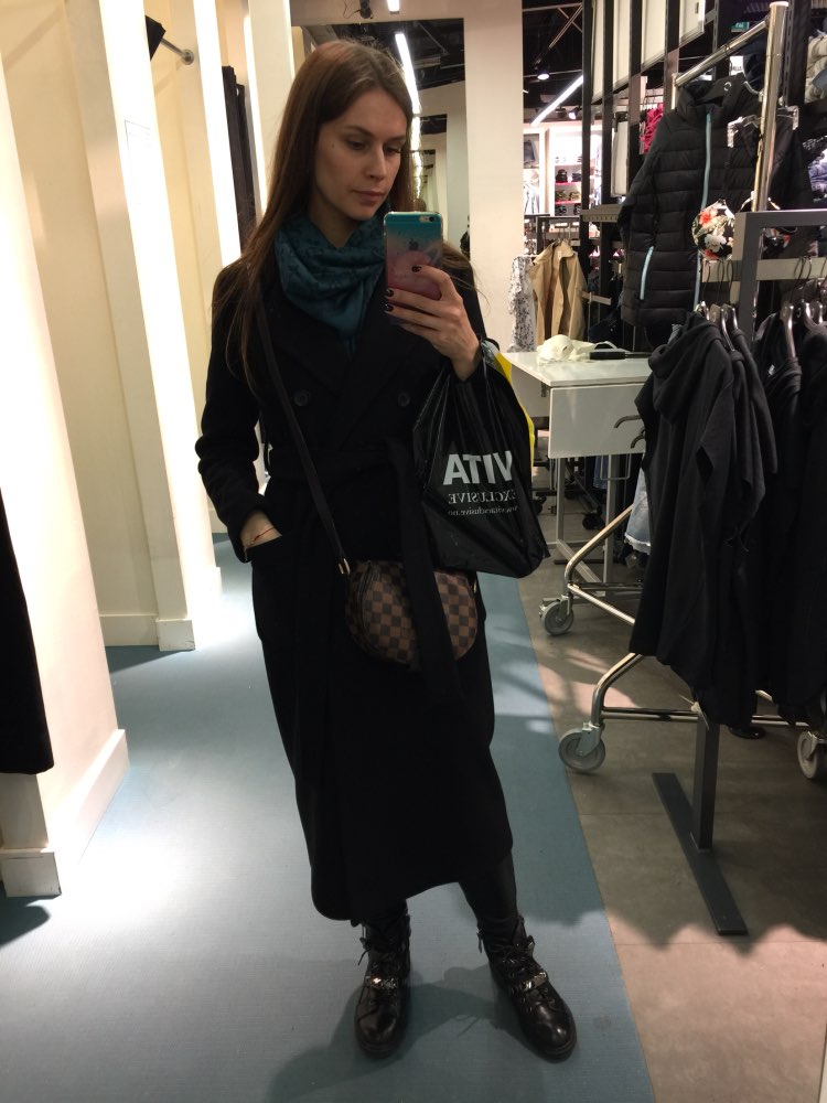 Manteau long oversize en cachemire