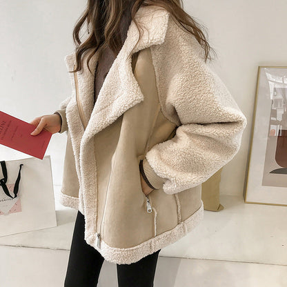Veste courte daim en velours
