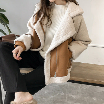 Veste courte daim en velours