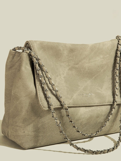 Sac Sous-épaule Grande Capacité avec Chaîne