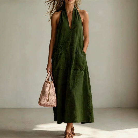 Robe Maxi Dos-Nu Élégance Fluide