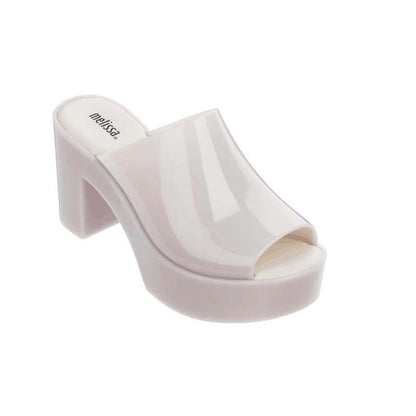 Mules à talons hauts en jelly doux