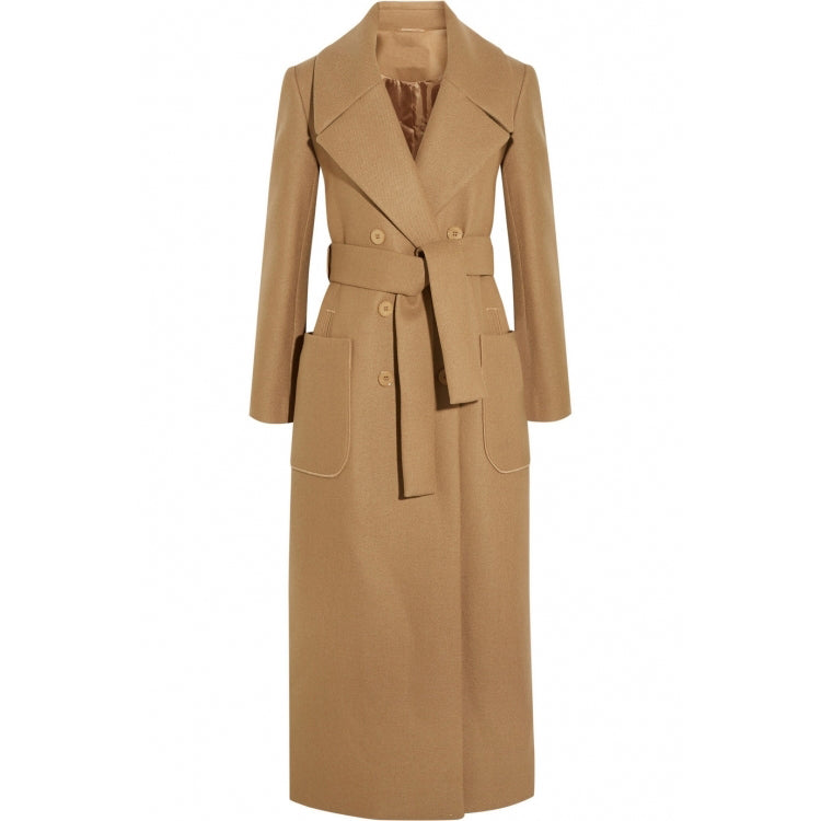 Manteau long oversize en cachemire
