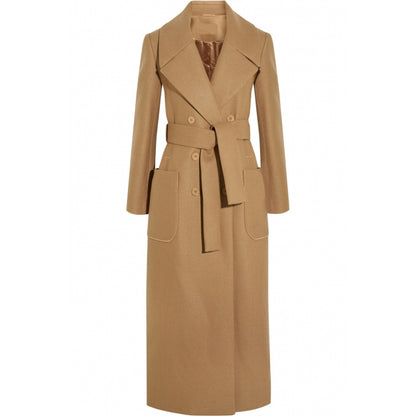Manteau long oversize en cachemire