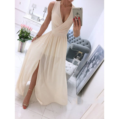 Robe Longue Fendue Chic