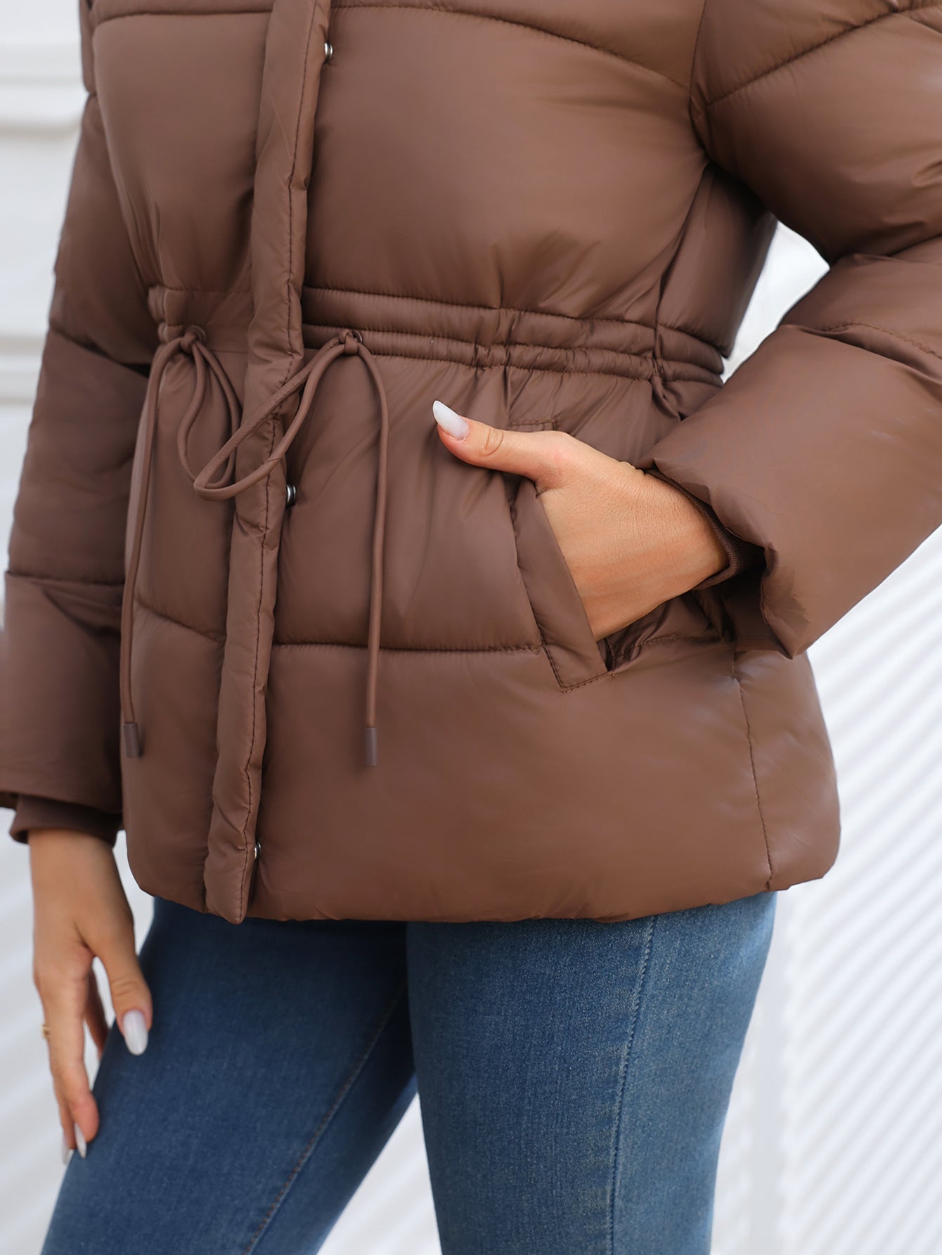 Veste à femme rembourrée en coton