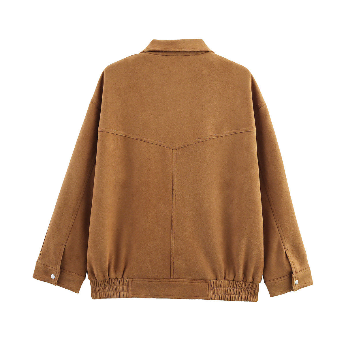 Veste tendance et décontractée en daim
