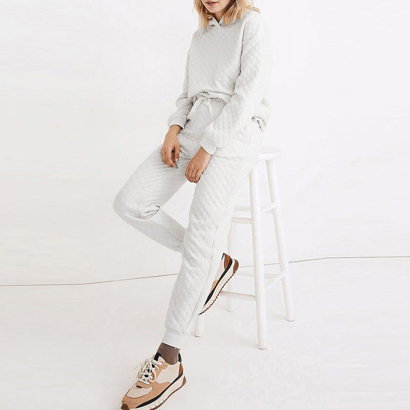 ENSEMBLE MATELASSE BLANC