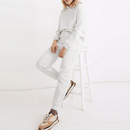 ENSEMBLE MATELASSE BLANC