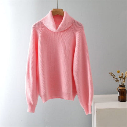 Pull-over ample à col roulé