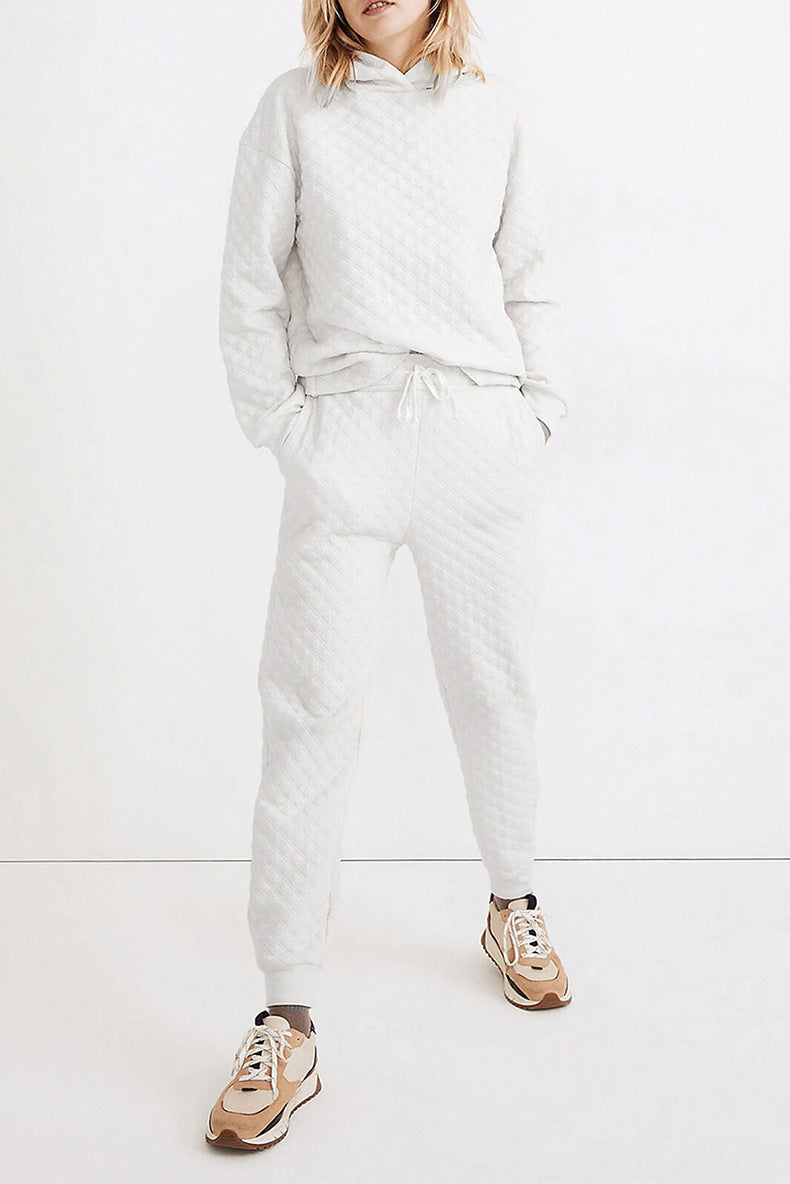 ENSEMBLE MATELASSE BLANC