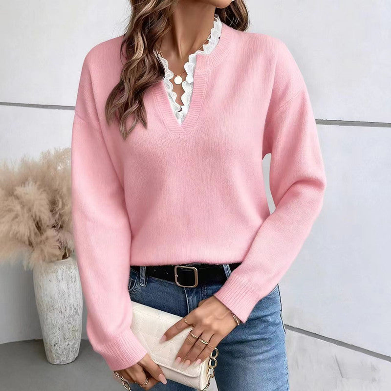 Pull Dentelle Élégante
