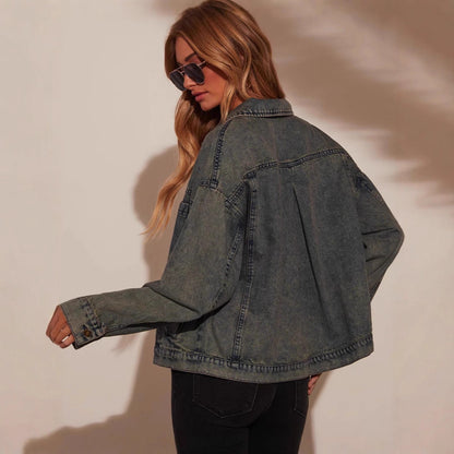 Chivogue Veste en Jean - Coupe Slim