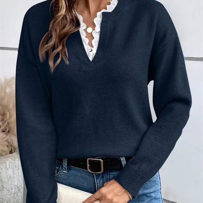 Pull Dentelle Élégante