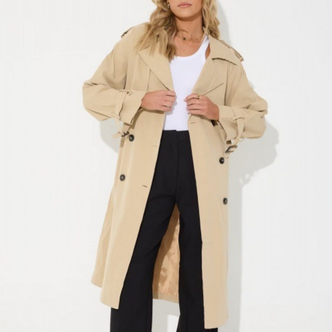 Chivogue Trench  Élégant – Coupe Moderne
