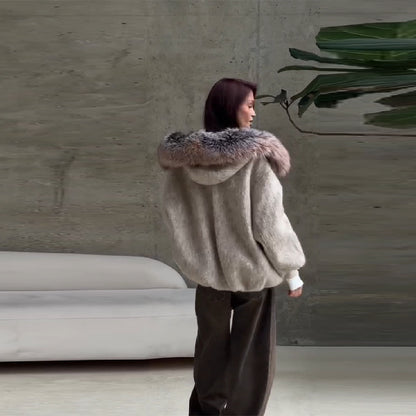 Manteau Court Épais en Coton Rembourré