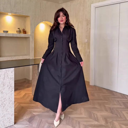 Robe chemise longue