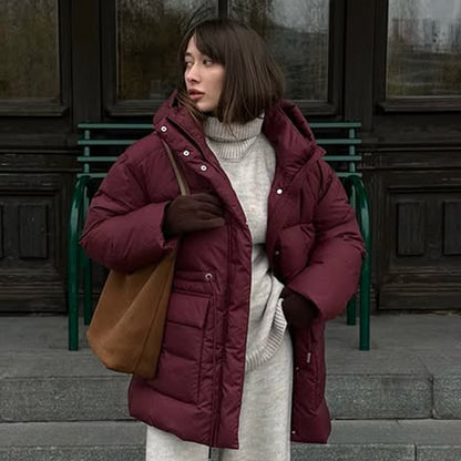Veste en coton à capuche