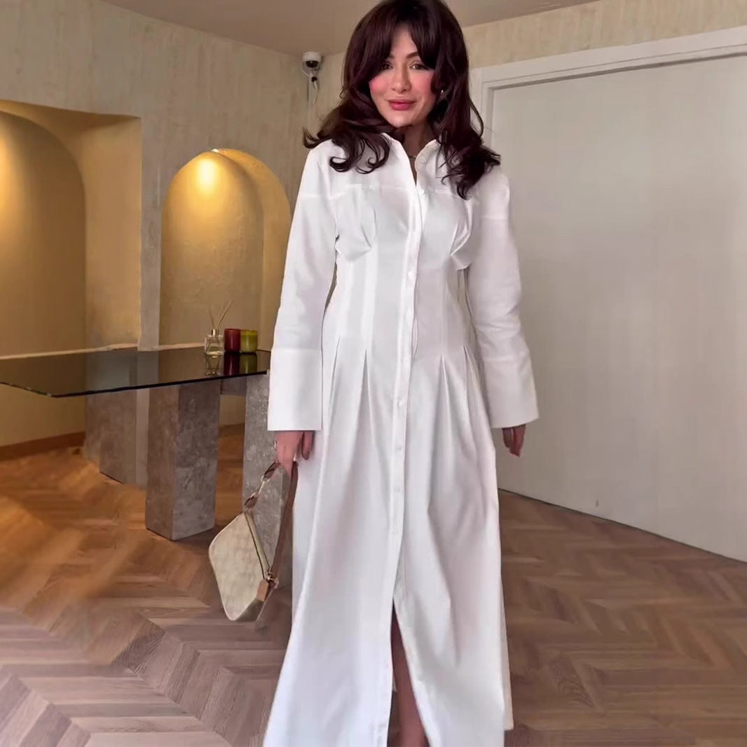 Robe chemise longue