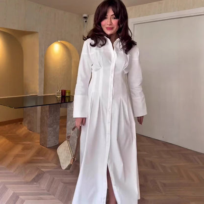 Robe chemise longue