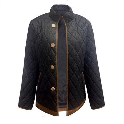Veste Courte à Carreaux – Élégance