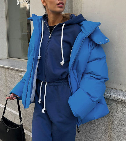 Veste matelassée ample en coton