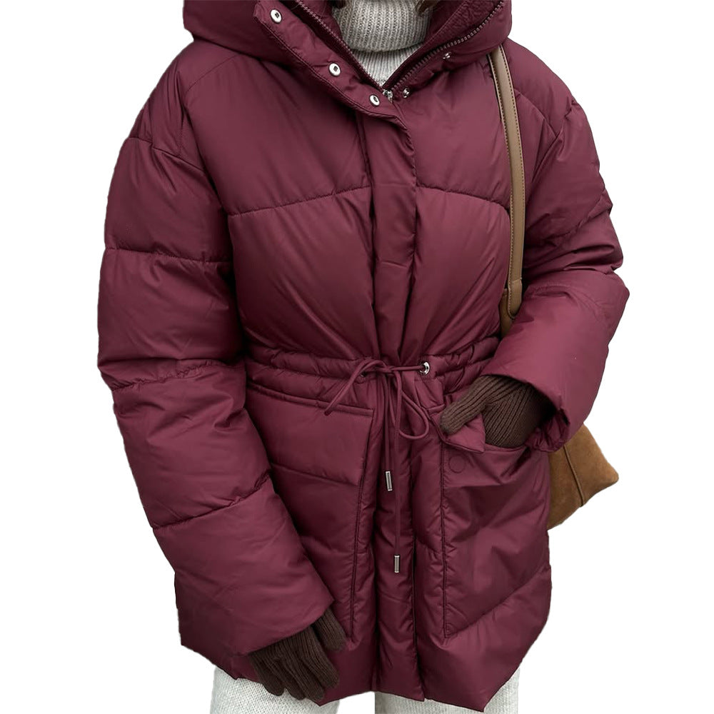 Veste en coton à capuche