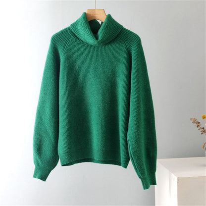 Pull-over ample à col roulé
