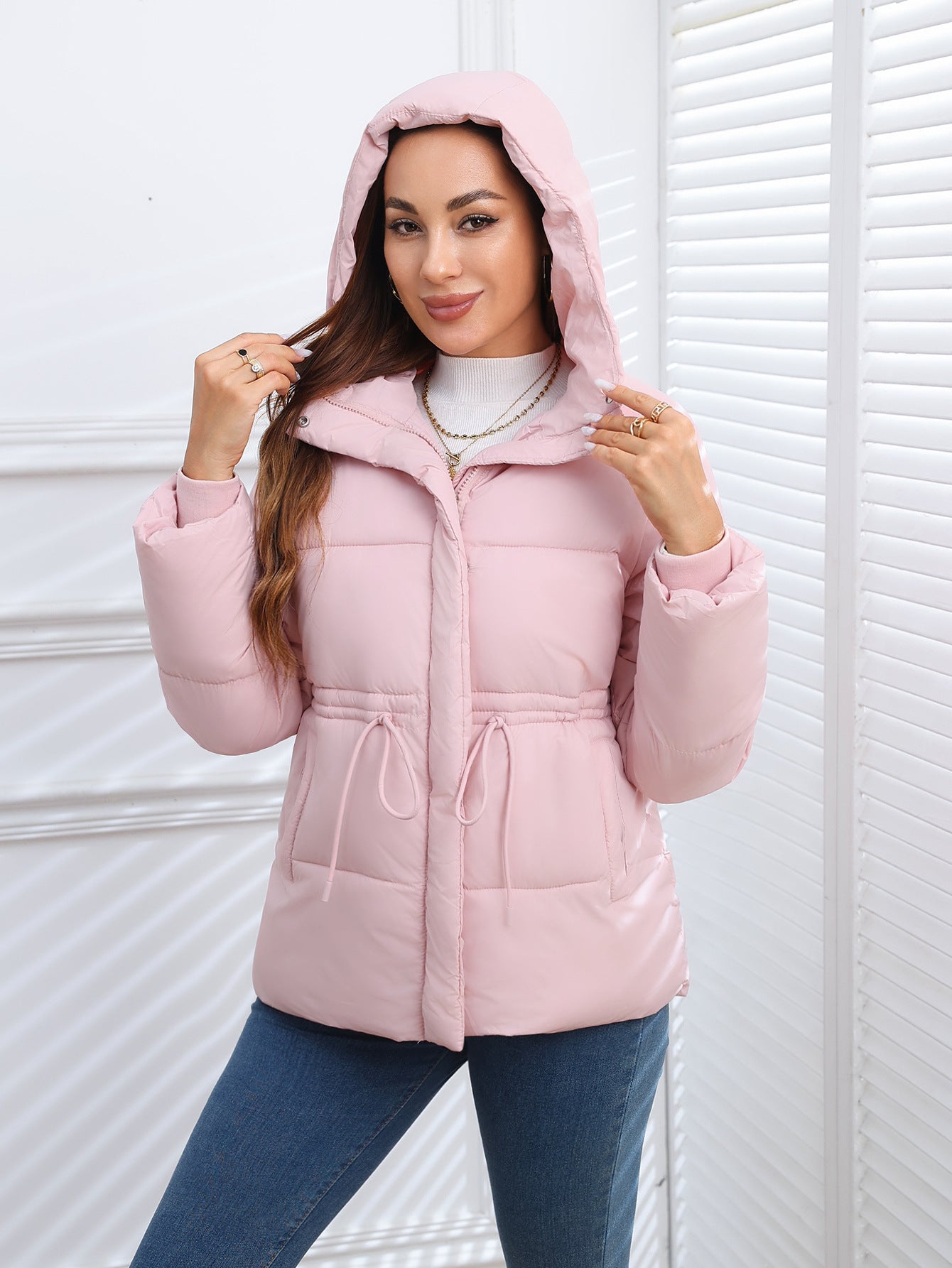 Veste à femme rembourrée en coton