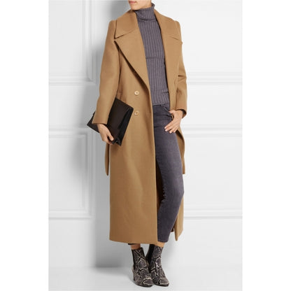 Manteau long oversize en cachemire