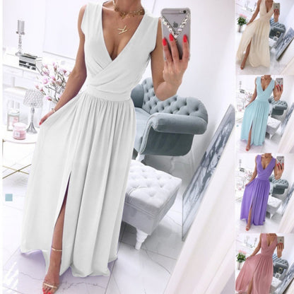 Robe Longue Fendue Chic