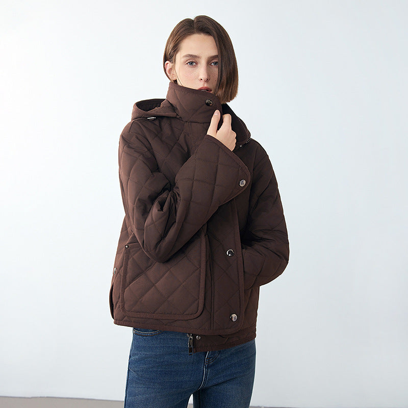 Veste en coton Hisense à carreaux