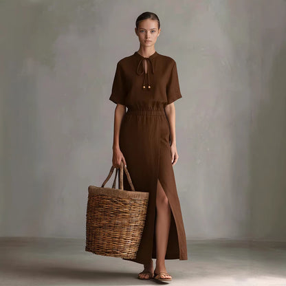 Robe Midi Élégance Estivale