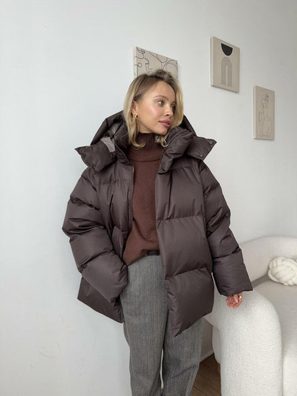 Veste matelassée ample en coton