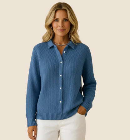 Cardigan classique en maille boutonnée