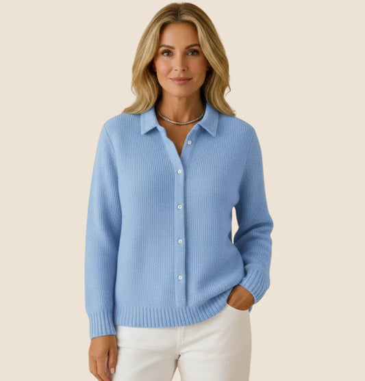 Cardigan classique en maille boutonnée